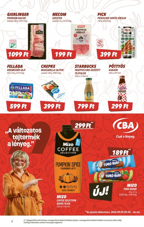 CBA akciós újság