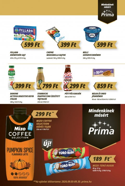 CBA Príma akciós újság