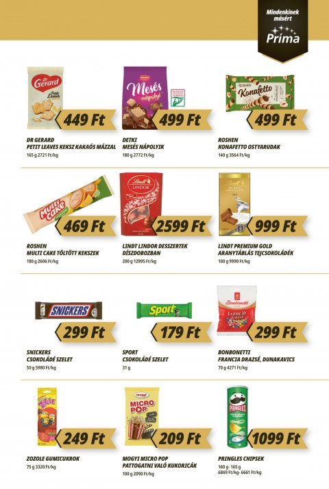 CBA Príma akciós újság
