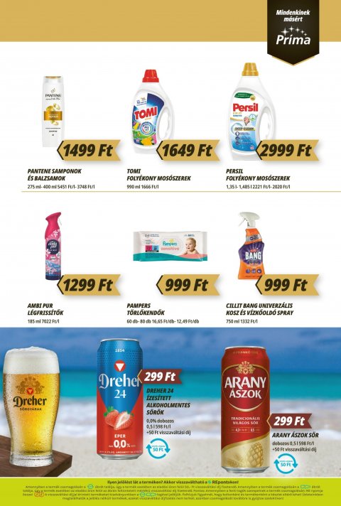 CBA Príma akciós újság
