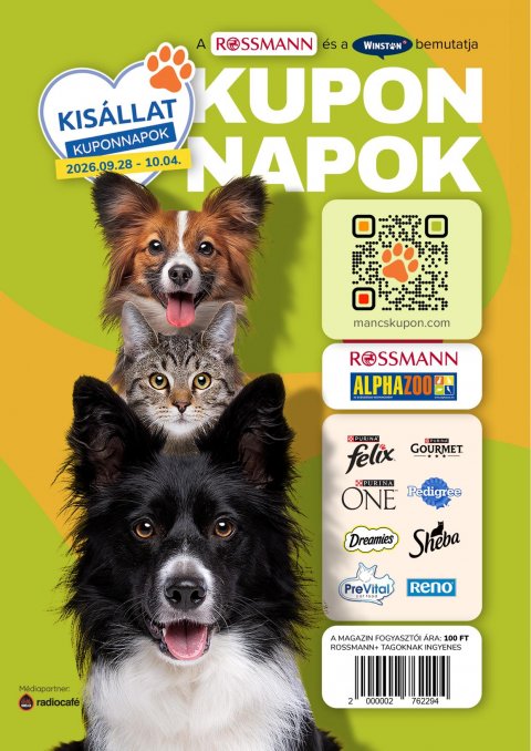 ROSSMANN kupon-napok akciós újság od 28. 9. 2026 do 4. 10. 2026