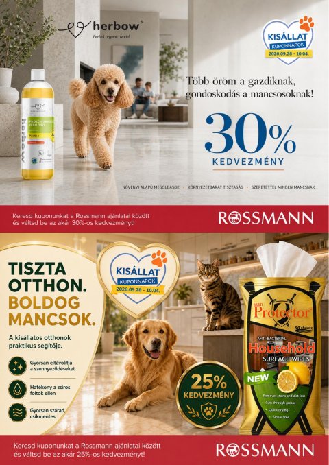 ROSSMANN kupon-napok akciós újság