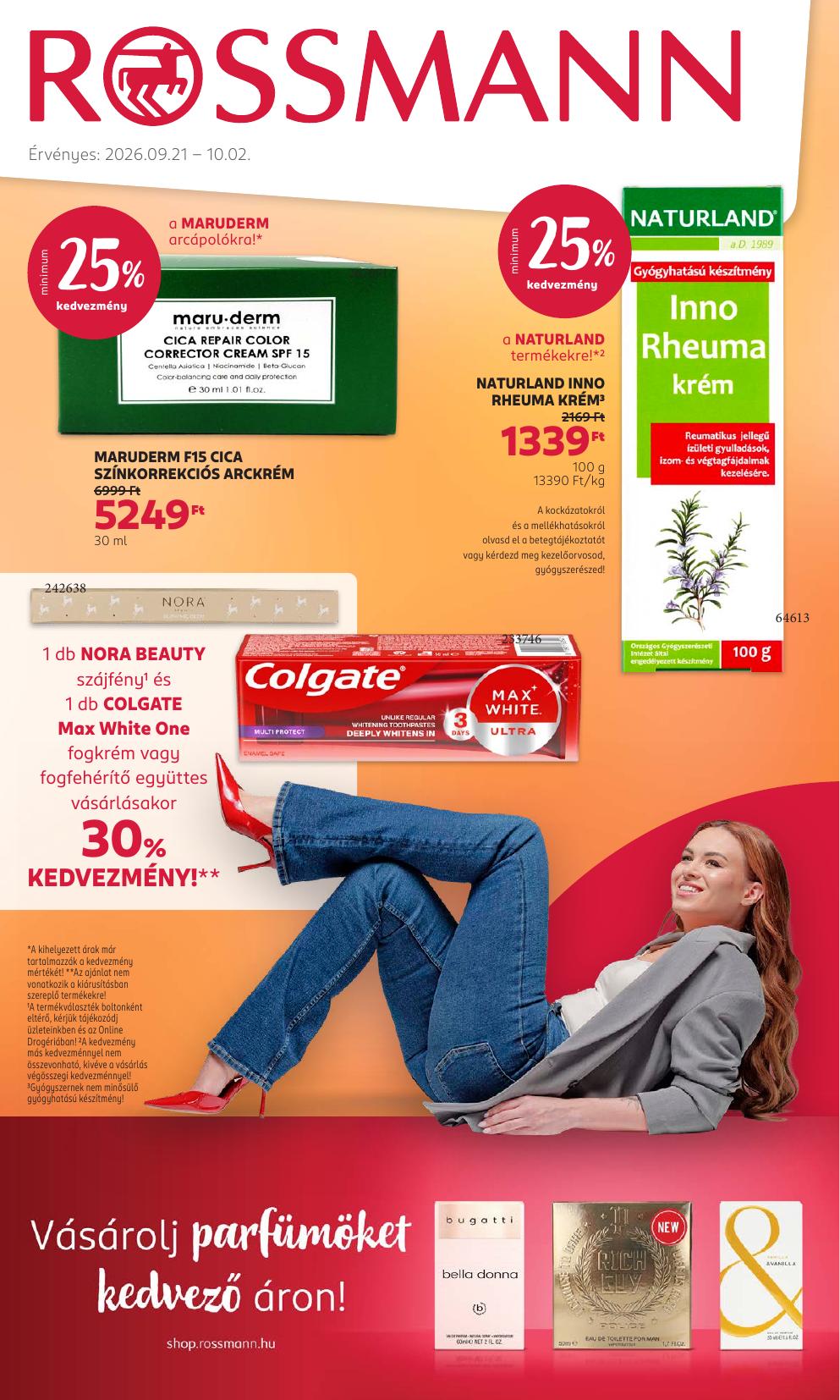 ROSSMANN Általános akciós újság od 21. 9. 2026 do 2. 10. 2026