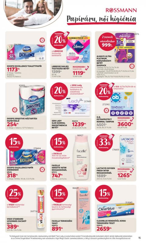 ROSSMANN Általános akciós újság