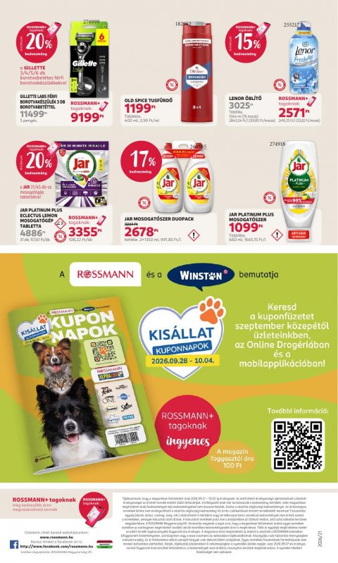 ROSSMANN Általános akciós újság