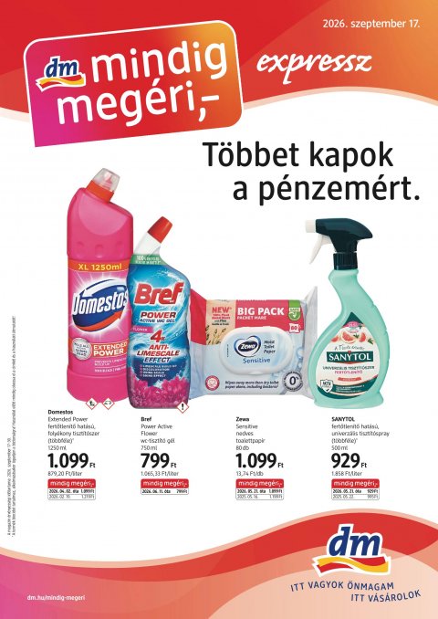 DM DROGERIE MARKT akciós újság od 17. 9. 2026 do 30. 9. 2026