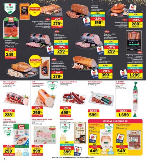 INTERSPAR akciós újság