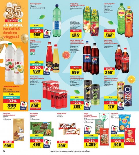 INTERSPAR akciós újság
