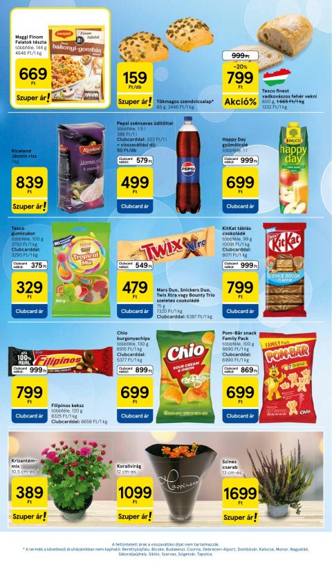 TESCO Hipermarket akciós újság