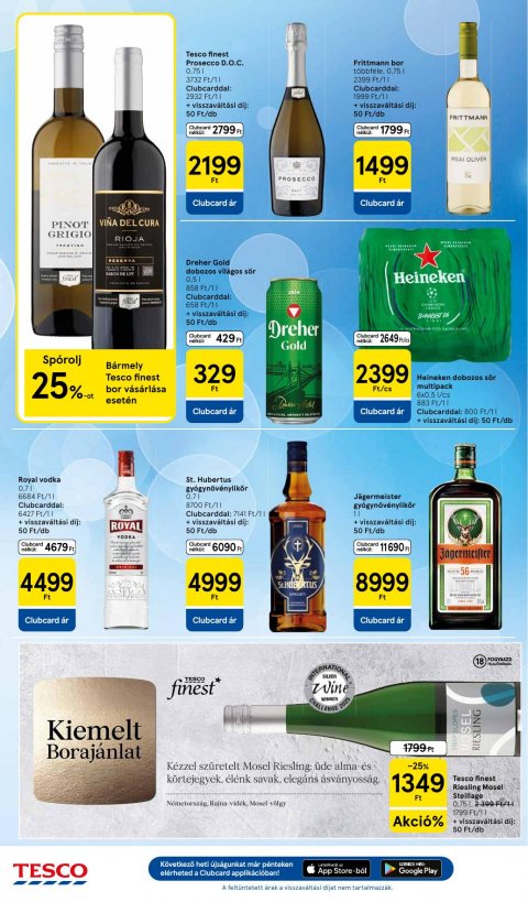TESCO Hipermarket akciós újság