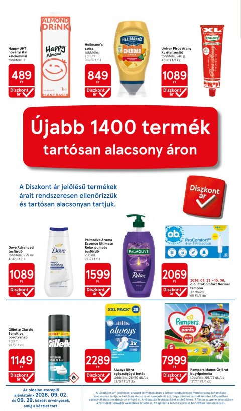 TESCO Hipermarket akciós újság