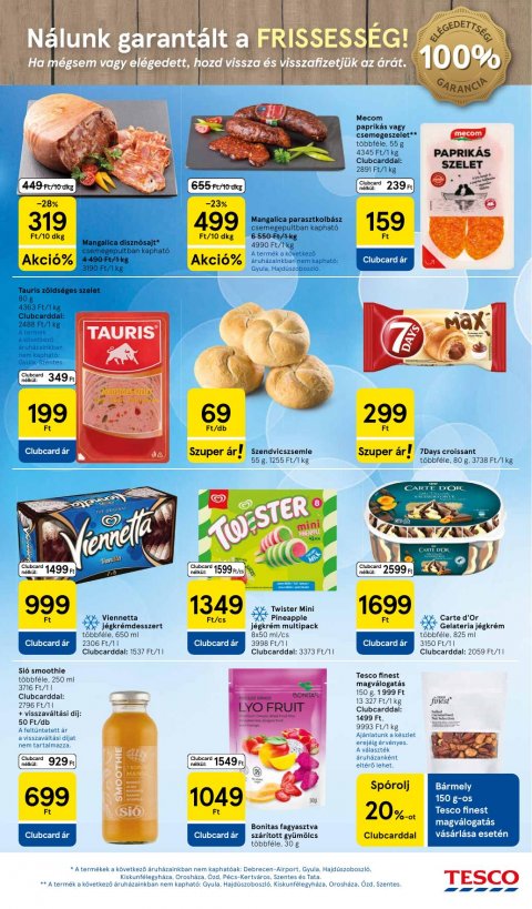 TESCO Hipermarket akciós újság