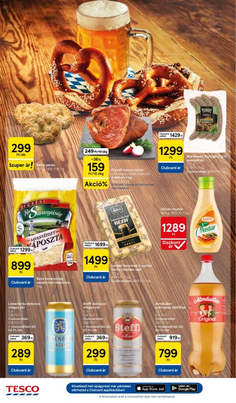 TESCO Hipermarket akciós újság