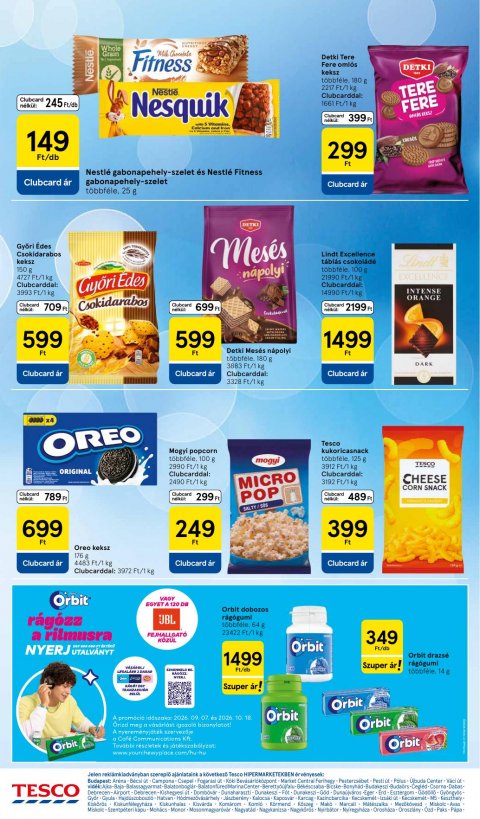 TESCO Hipermarket akciós újság
