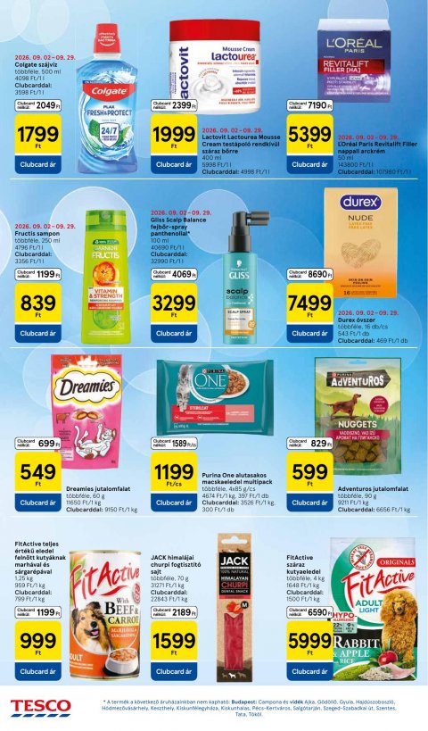 TESCO Hipermarket akciós újság
