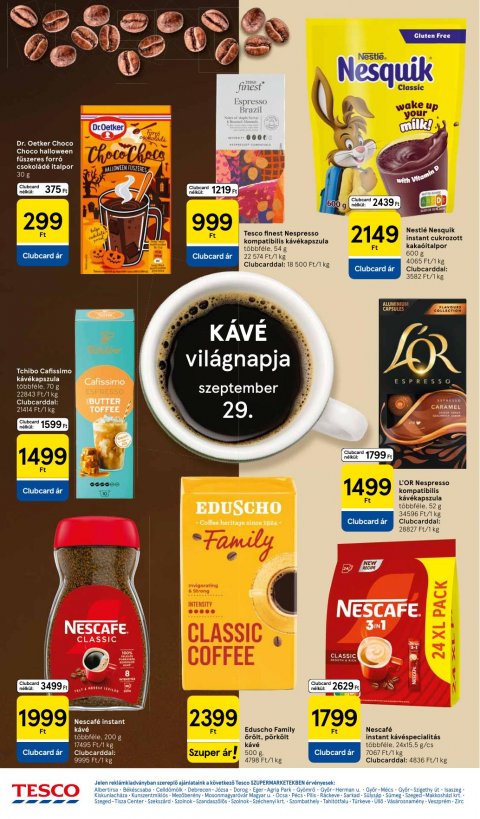 TESCO Szupermarket akciós újság