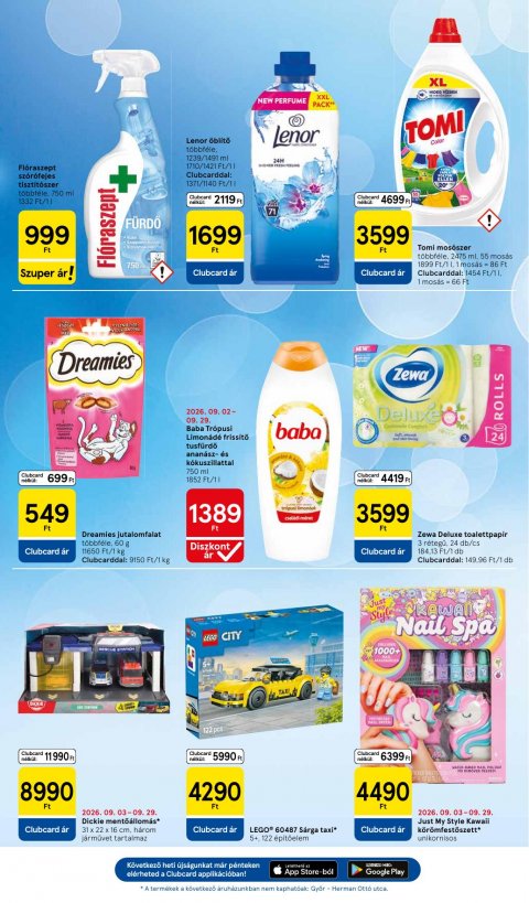 TESCO Szupermarket akciós újság