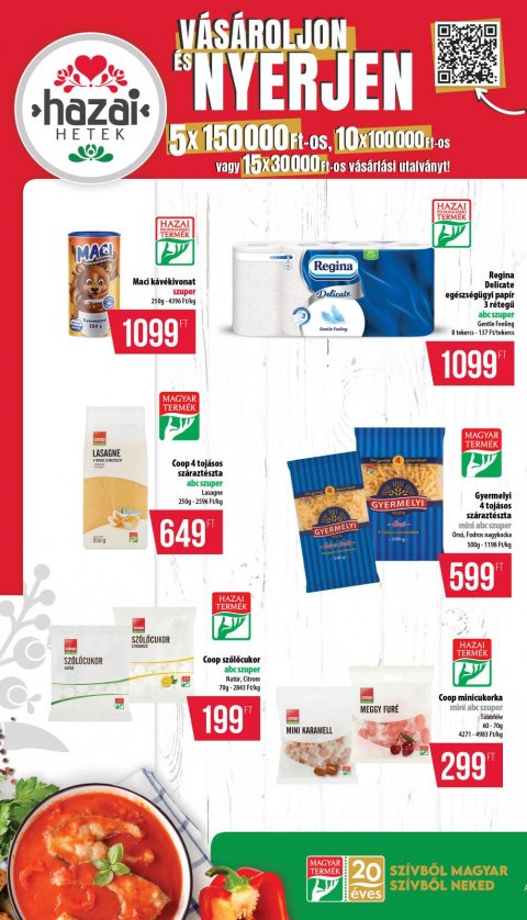 COOP Mecsek akciós újság