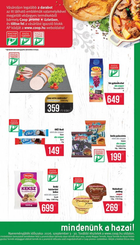 COOP Mecsek akciós újság