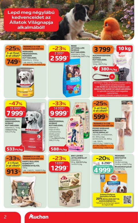AUCHAN Hipermarket Állatvilág ajánlataink akciós újság