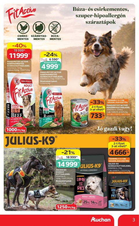 AUCHAN Hipermarket Állatvilág ajánlataink akciós újság