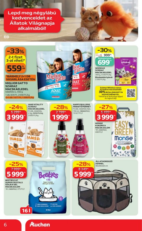 AUCHAN Hipermarket Állatvilág ajánlataink akciós újság