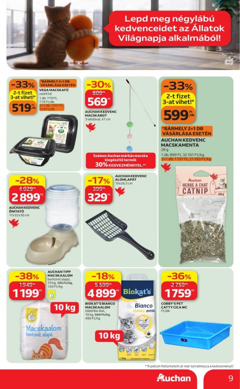 AUCHAN Hipermarket Állatvilág ajánlataink akciós újság
