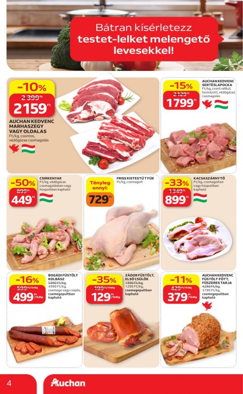 AUCHAN Hipermarket Heti ajánlataink akciós újság