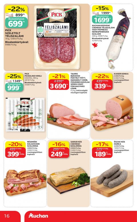 AUCHAN Hipermarket Heti ajánlataink akciós újság