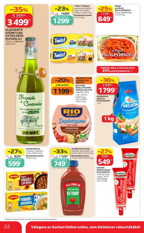AUCHAN Hipermarket Heti ajánlataink akciós újság
