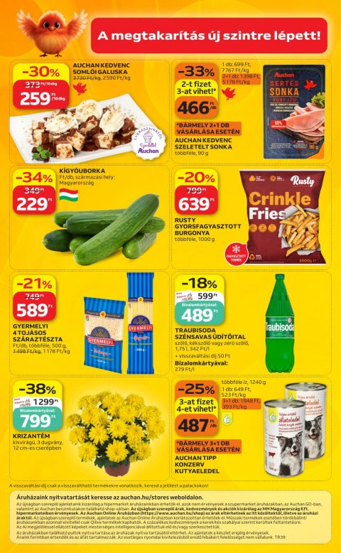 AUCHAN Hipermarket Heti ajánlataink akciós újság
