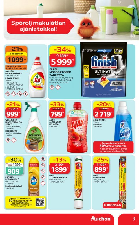 AUCHAN Hipermarket Őszi nagytakarítás akciós újság