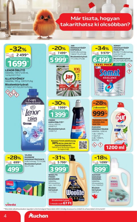 AUCHAN Hipermarket Őszi nagytakarítás akciós újság