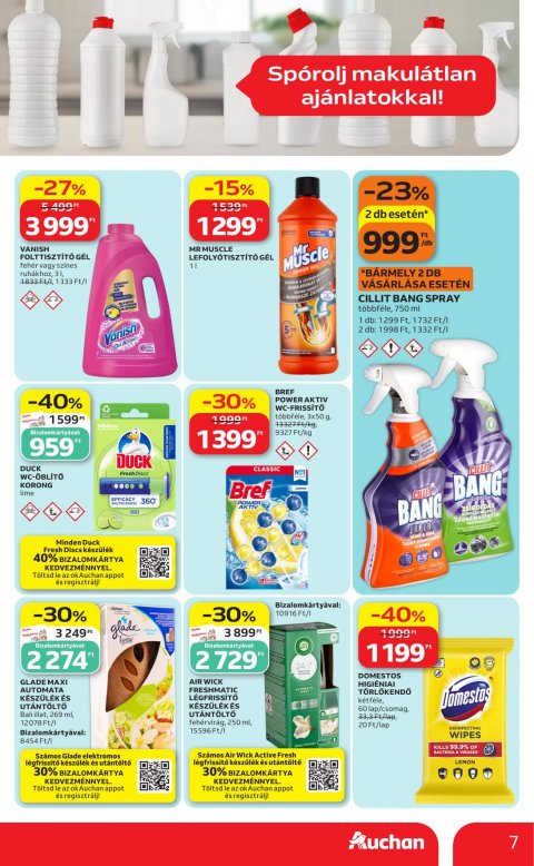 AUCHAN Hipermarket Őszi nagytakarítás akciós újság