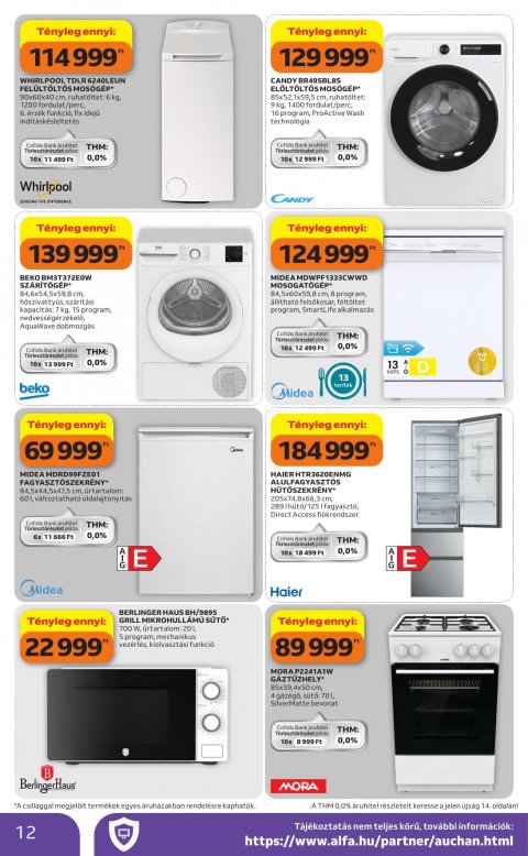 AUCHAN Hipermarket Őszi nagytakarítás akciós újság