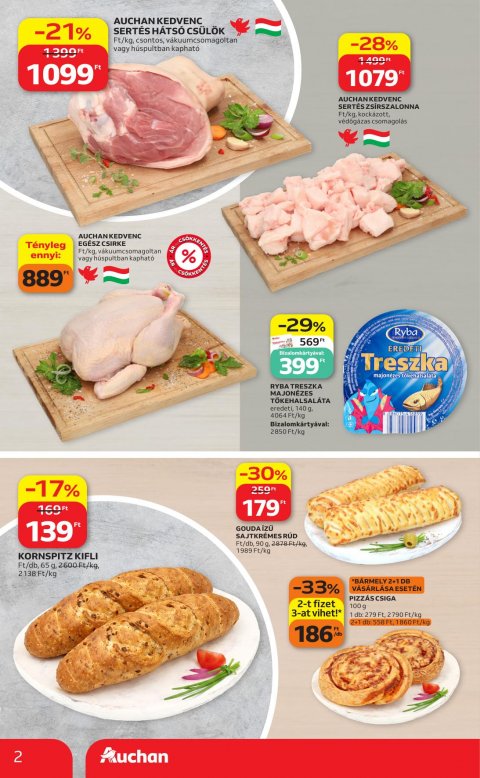 AUCHAN Szupermarket Heti ajánlataink akciós újság