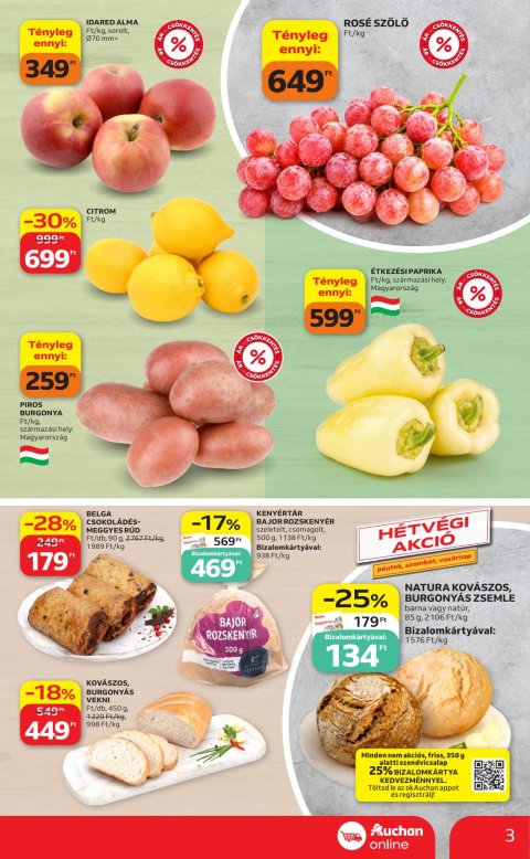 AUCHAN Szupermarket Heti ajánlataink akciós újság
