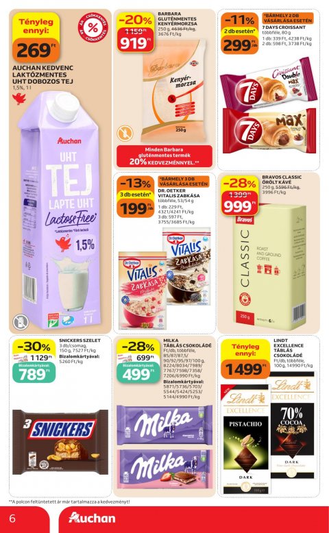 AUCHAN Szupermarket Heti ajánlataink akciós újság