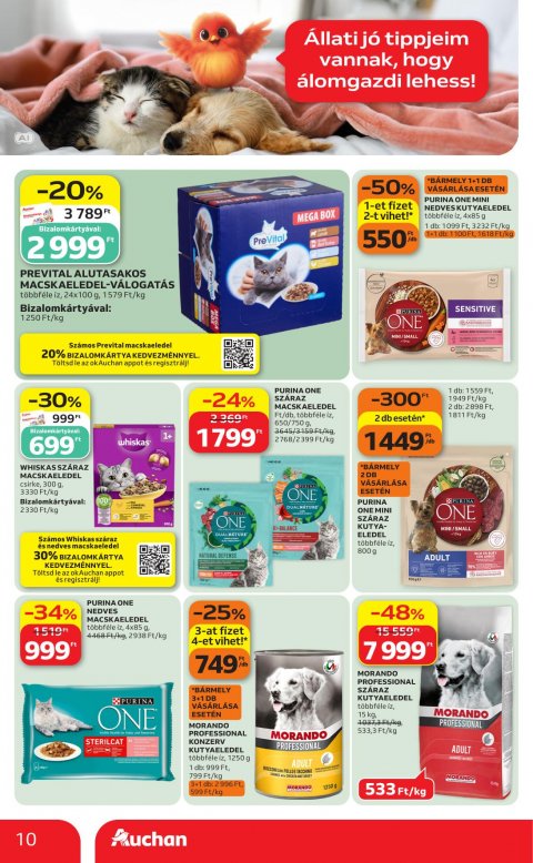 AUCHAN Szupermarket Heti ajánlataink akciós újság