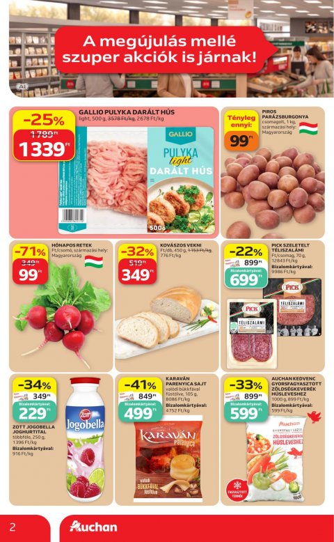 AUCHAN Szupermarket Szekszárdi ajánlataink akciós újság