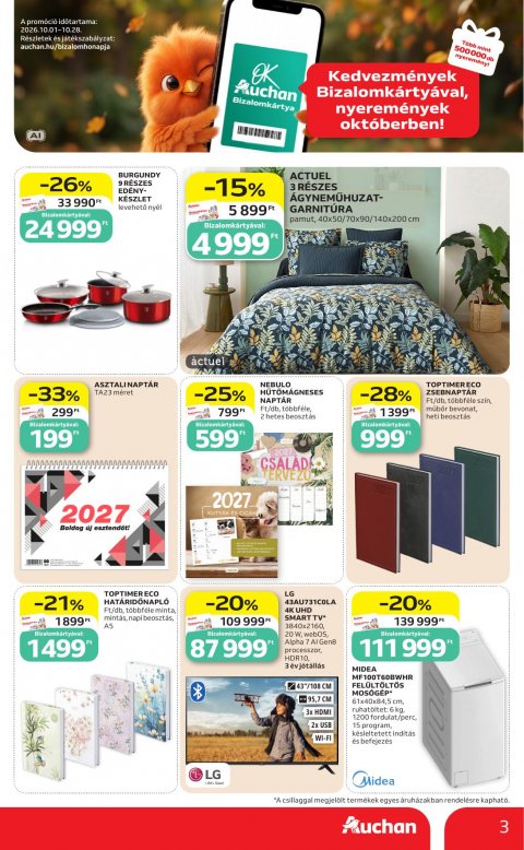 AUCHAN Hipermarket Heti ajánlataink akciós újság