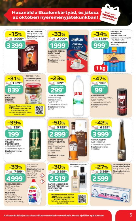 AUCHAN Hipermarket Heti ajánlataink akciós újság