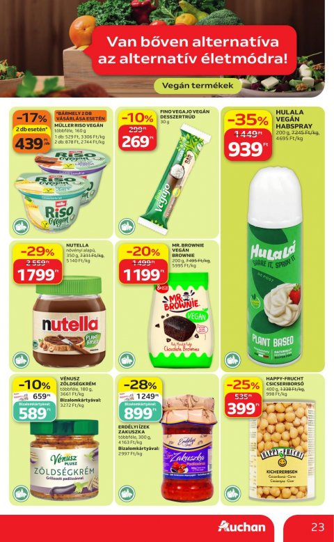 AUCHAN Hipermarket Heti ajánlataink akciós újság