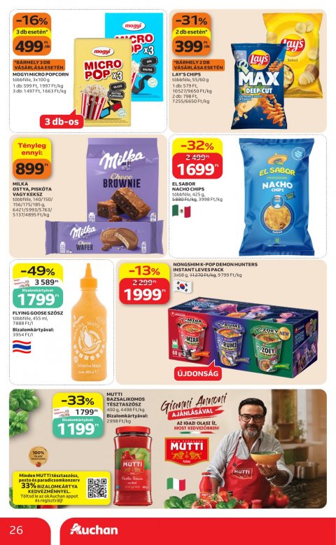 AUCHAN Hipermarket Heti ajánlataink akciós újság