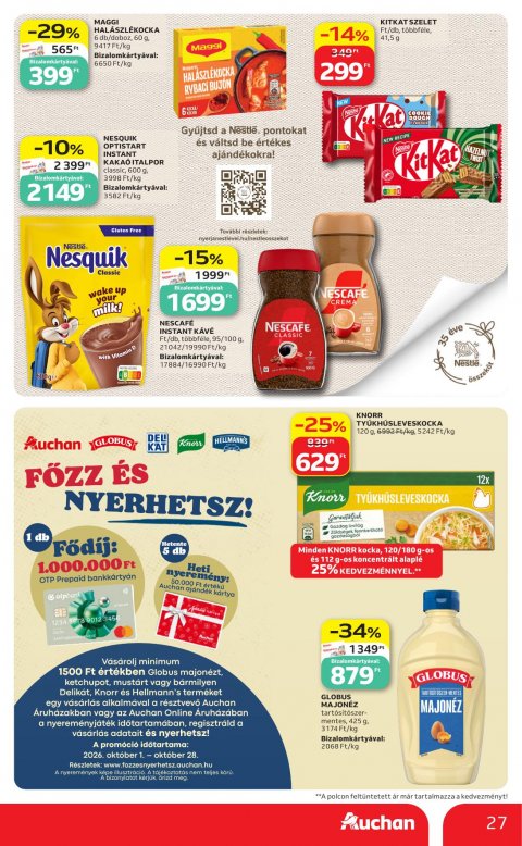 AUCHAN Hipermarket Heti ajánlataink akciós újság