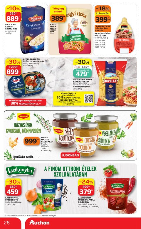 AUCHAN Hipermarket Heti ajánlataink akciós újság