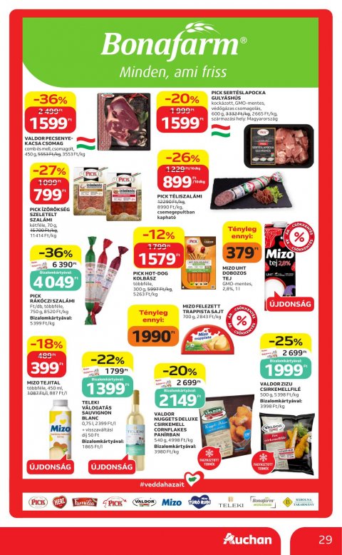 AUCHAN Hipermarket Heti ajánlataink akciós újság