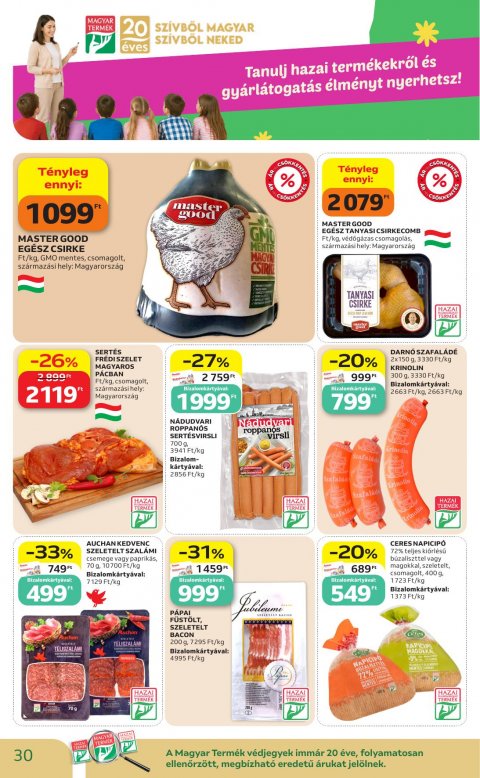 AUCHAN Hipermarket Heti ajánlataink akciós újság