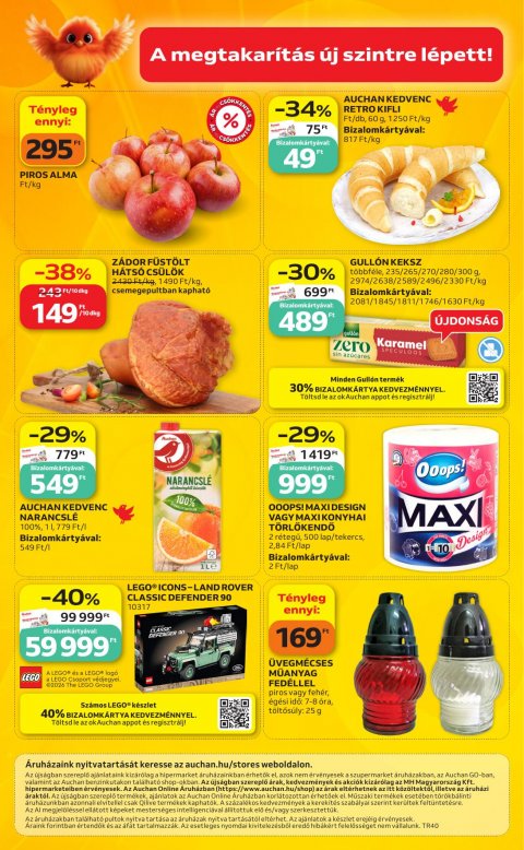AUCHAN Hipermarket Heti ajánlataink akciós újság