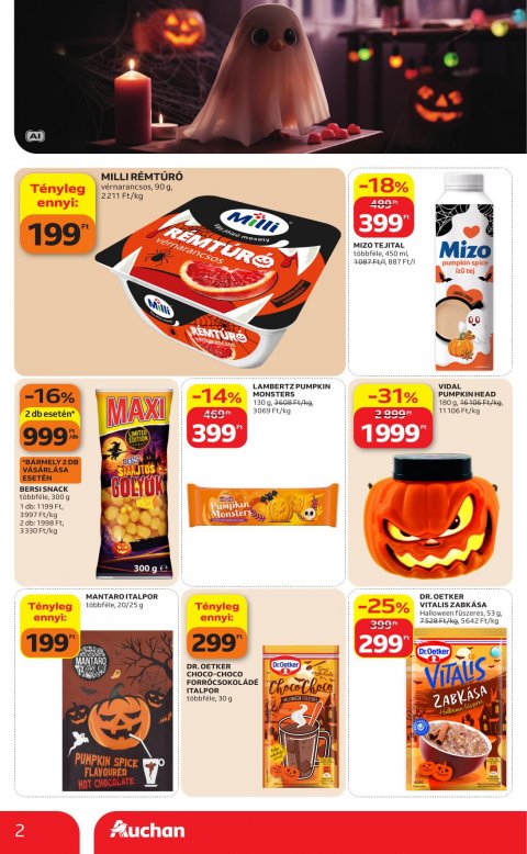 AUCHAN Hipermarket Halloweeni ajánlataink akciós újság